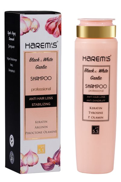 HAREM'S Harems Black & White Garlic Shampoo 330 ml