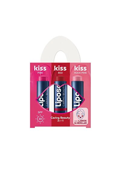 Liposan Set Balsam de buze KISS KISS KISS PACK 3 buc