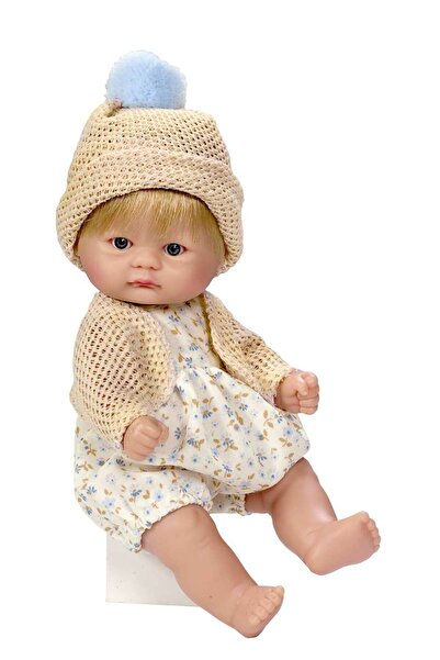 Asivil S.L. Păpușă bomboane cu pălărie bej 20 cm