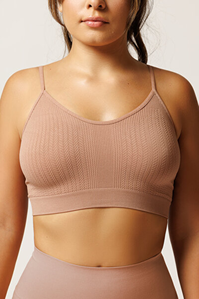 BALDINI Bustiera din microfibra texturata CAMI TOP BRAID