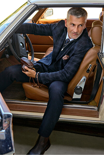 Abdullah Kiğılı 6 Drop Regular Fit Standard Cut Wool Piece Plaid Combination ...