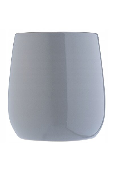 KADAX Bathroom Cup for Toothbrushes and Toothpaste, Gray Ceramic Container