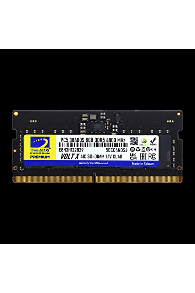 Generic Brand Tmd58Gb4800S40, 8Gb, Ddr5, 4800Mhz, Cl40, 1.1V Notebook Ram