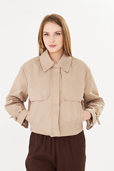 PIQUE Women's Coats Women's Short Trench Coat