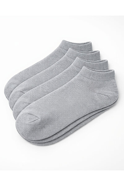 REDTAG Senior Boys Mid-Grey Low Ankle Length Socks Multi-Pack