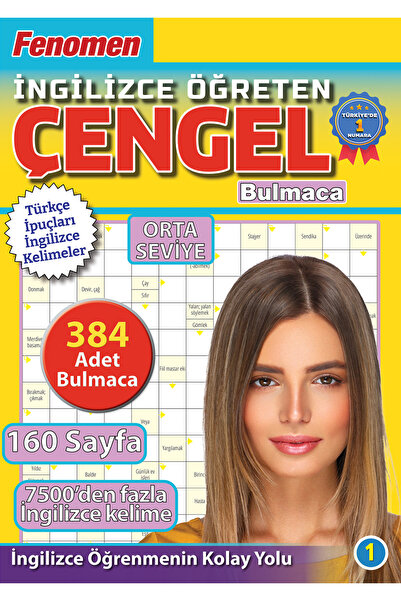 MAXİ Fenomen İngilizce Öğreten Çengel Bulmaca Orta Seviye 1