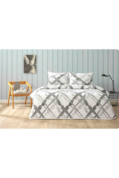 Taç New Season Young Fashion P Cotton U Double Person Pique Set Liriel Anthra...