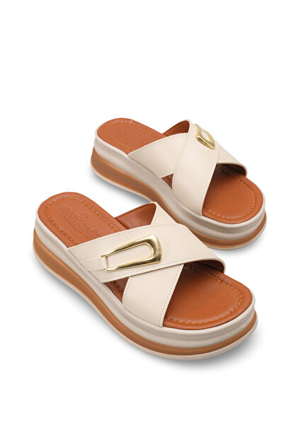 Riccon Femei papuci 0012331 Bej