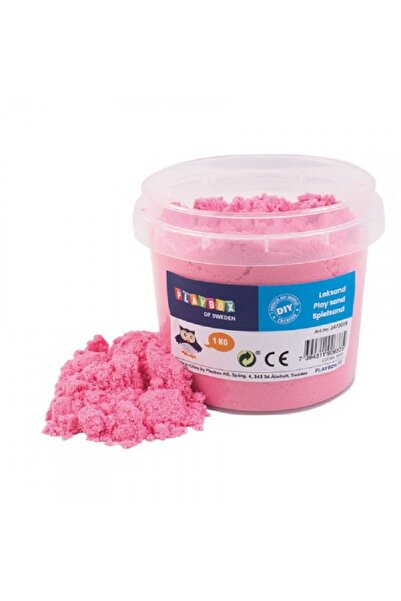 Playbox Nisip senzorial modelabil roz Play sand 1 kg PB2472019
