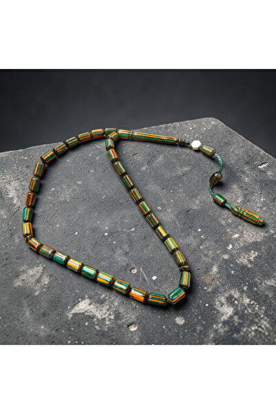 İnan Tesbih مسبحة خشبية مصنوعة يدويًا من خشب الكافور في صندوق خشبي مع هدية