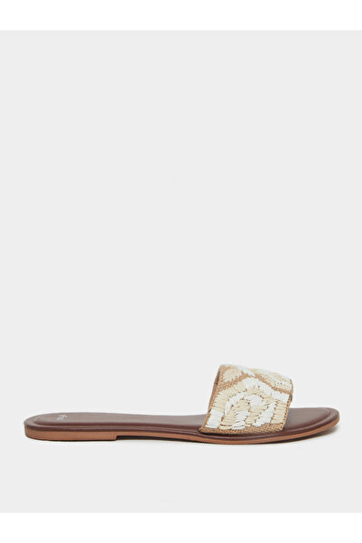 Styli Embellished Flat Sandals