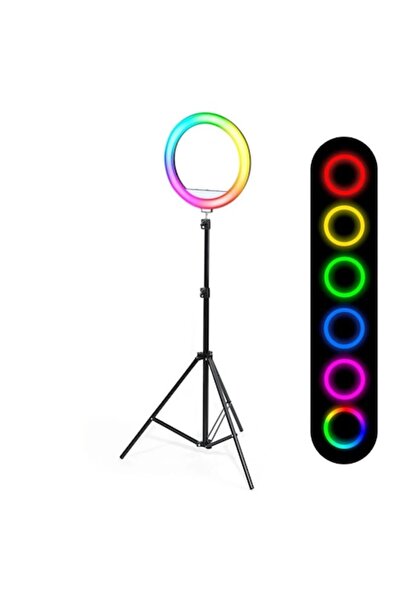 K KATHODE Inel luminos LED RGB profesional – 30 cm / 11 inch