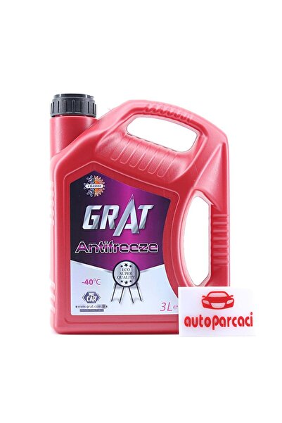 GRAT Antifiriz Kırmızı 3 Litre -40 Derece Marka