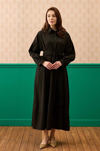 Ceylan Otantik Black Vintage Dress