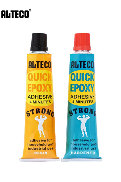 Alteco Quick Epoxy Adhesive 4 Minute Strong Waterproof Glue Resin Hardener fo...