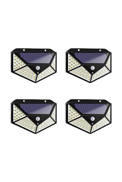 OEM Set de 4 lămpi solare, 100 LED-uri cu senzori de mișcare și 3 moduri de f...