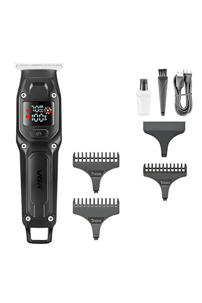 OEM Pro trimmer, LED display, 7000 RPM, steel blades, 600mAh, 3 combs, USB ch...