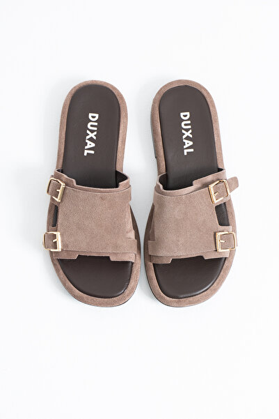 DUXAL SHOES Leomaris piele naturală talpă moale bucăți duble cu cataramă zile...