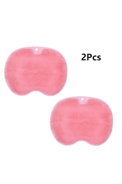 Cozevdnt Set de 2 bureți de baie Cozevdnt, masaj și exfoliere, silicon, cu ve...