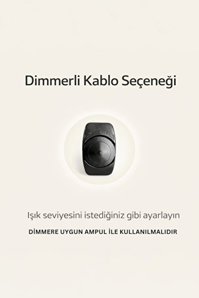 Bamyum Dimmerli Kablo Seçeneği -Satıcı İle İletişime Geçmeden Satın Almayınız.