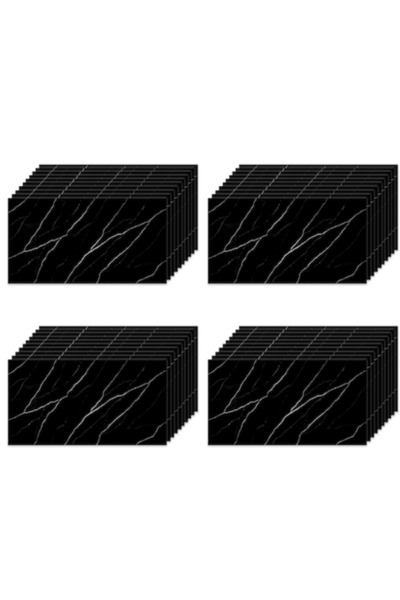 selling depot Set de 40 de panouri decorative - marmură neagră