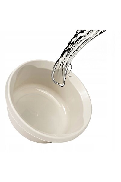 KADAX Lavoar de rufe 2L, recipient rotund din plastic, alb