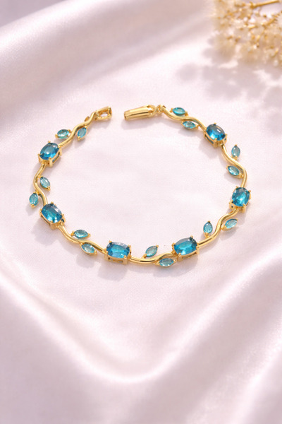 Nutly Accessories Vip Plated Tulip Bracelet Women's Bracelet with Gift Packag...