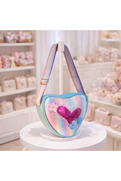 Inovius Τσάντα για κορίτσια με σχέδιο καρδιά - KMM108
