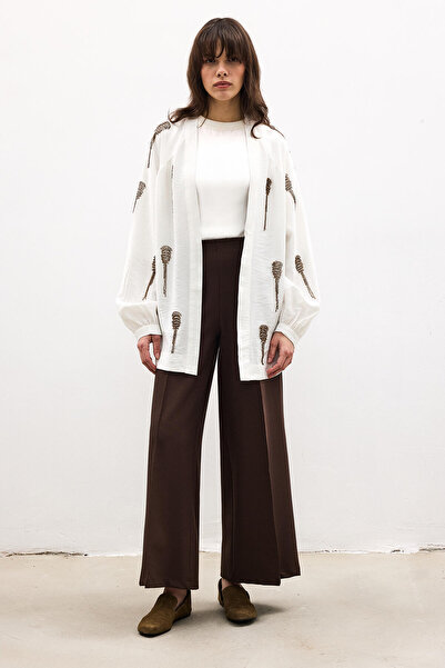 Touché Privé Beaded Embroidered Kimono