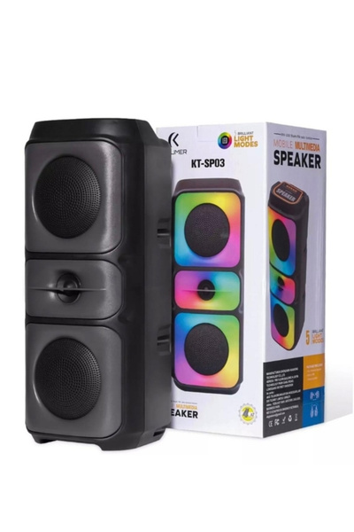 BLT İLETİŞİM KATJMER KT-SP03 RGB USB/BT BLETOOTH HOPARLÖR KP-SP03