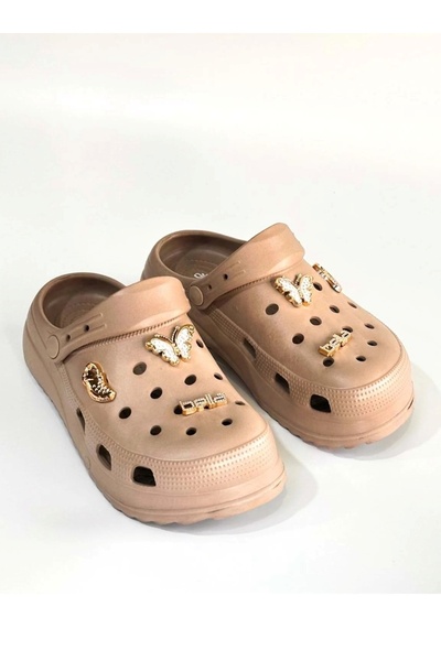 Akınal Bella Akınalbella Women's Stoned Cros Type Casual Slippers E428.Z