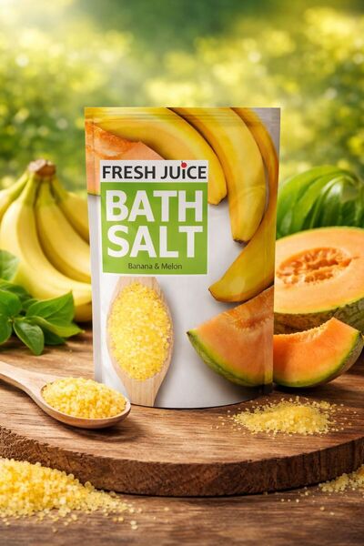 Fresh Juice Banana & Melon bath salt 500 g