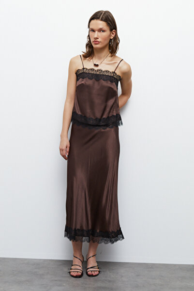 urban focus Dantelli Saten Etek