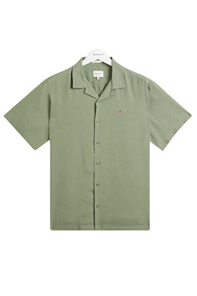 Gant Men's Green Short Sleeve Shirt