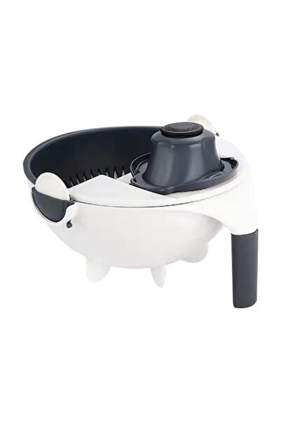 OEM Manual Grater with Storage Box, Portable, White/Dark Gray