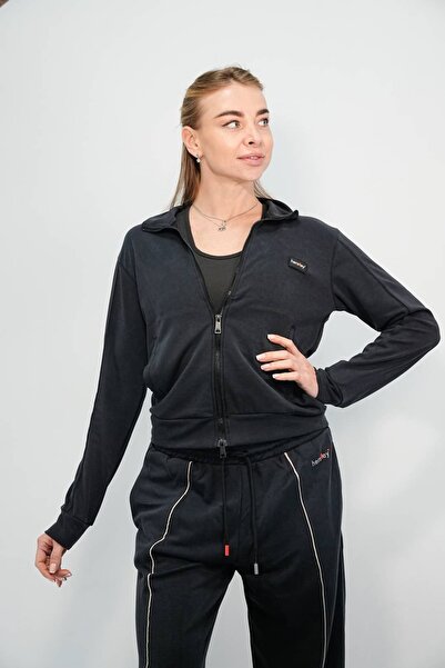 Hersley New Season Modal Fabric Zippered Women's Jacket