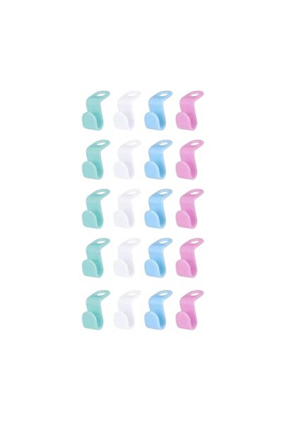 Karll Set de 80 de conectori cu cârlig pentru umerașe