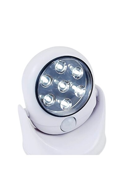 SDEPOT Lampă wireless cu senzor de mișcare 360 ​​de grade, albă