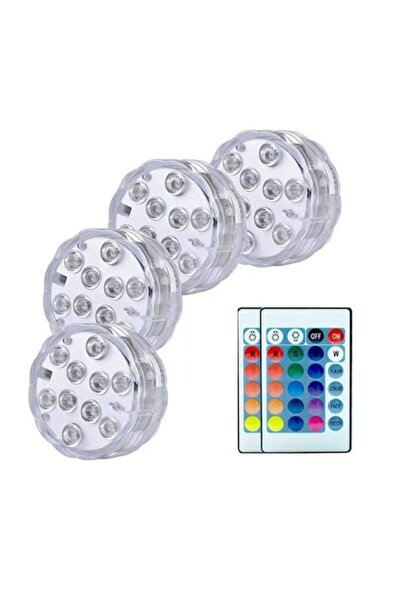 zggzerg Set de 4 lumini LED subacvatice pentru piscină