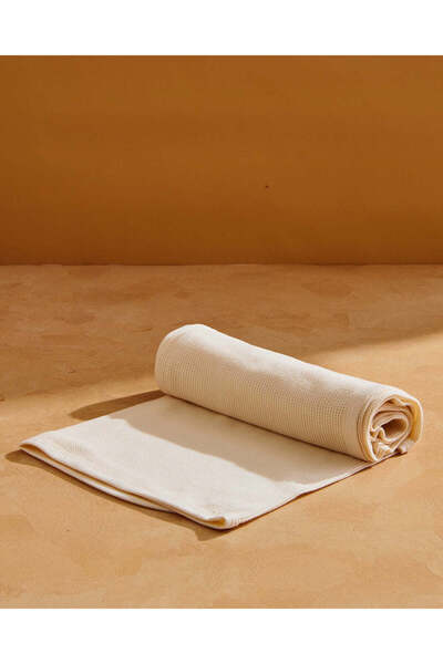 REDTAG بطانية أطفال بنسيج وافل عاجي (قطعة مفرد )