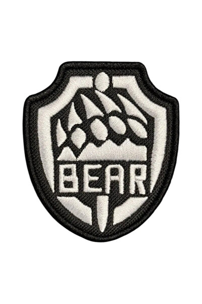 Ex Patch BEAR Ayı Pençesi Nakış Patch - 7.5x8.5 cm