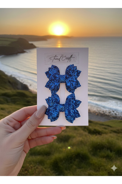 TrendCraft Glitter Payetli Fiyonk 2’li Klips Toka