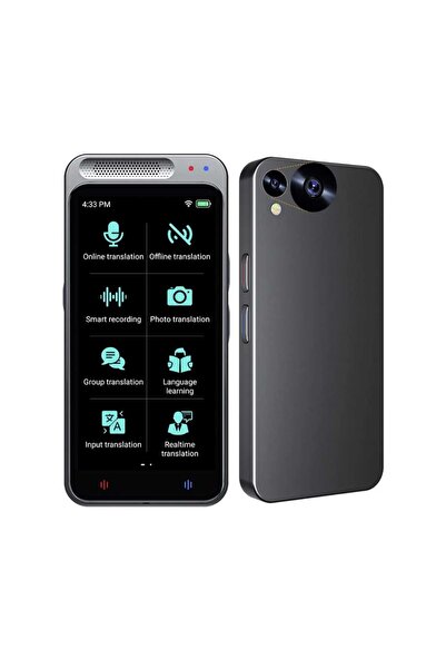 FABRON Translator Dil Çeviri Cihazı 138 Dil Akıllı Yabancı Dil Çevirmeni Ai D...