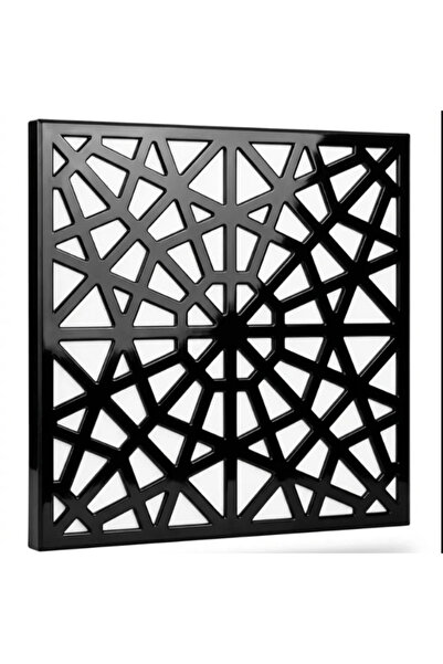 ycyapı 30X30 Clip-In Selçuklu Siyah Dekoratif Asma Tavan Paneli 15 Adet