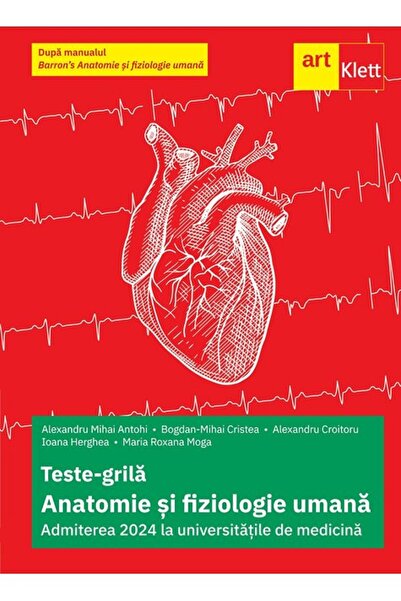 Editura Art Klett Teste-grilă de biologie pentru Admiterea 2024 la universită...