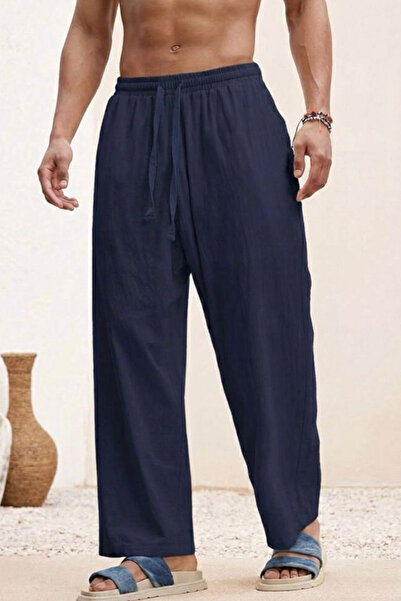 North London Muške Oversize kroj Lan pantalone