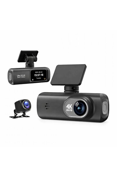 a+ anyplus 4K Ultra HD Araç İçi Kamera Ön + Arka Kayıt Gece Görüşlü Geniş Açı...