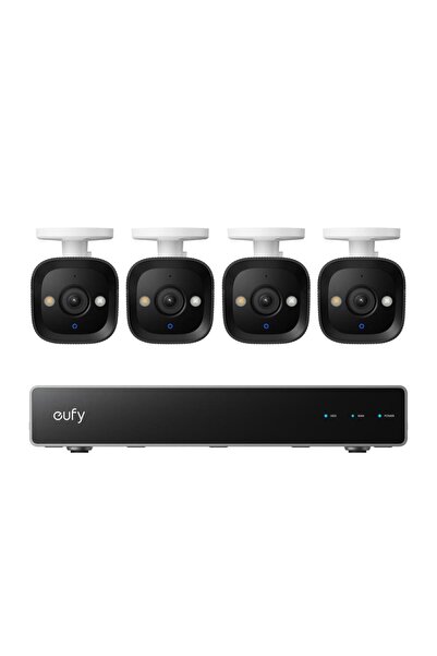 eufy Video Surveillance Kit Security NVR PoE E40 4K AI Color Night Vision IP6...