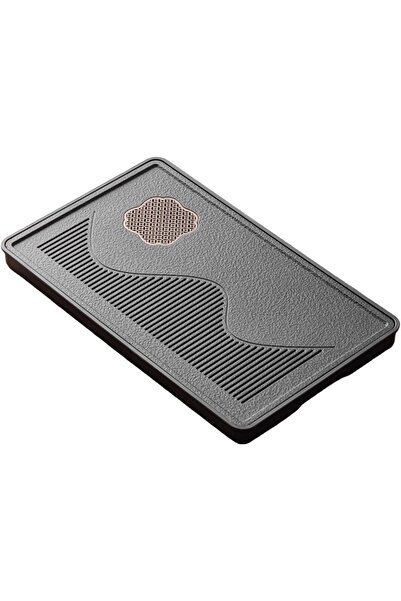 Arabest Chinese Gongfu Tea Tray, Rectangular Serving Tray with Water Storage ...