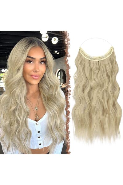 Feshfen Secrets Hair Extensions, Long, Wavy Hair Extensions, Invisible Secret...